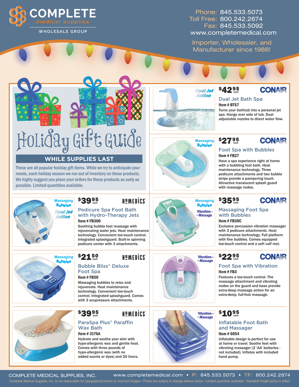 To Complete Medical Supplies